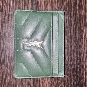 SAINT LAURENT YSL CARD HOLDER WALLET. Box/dustbag
